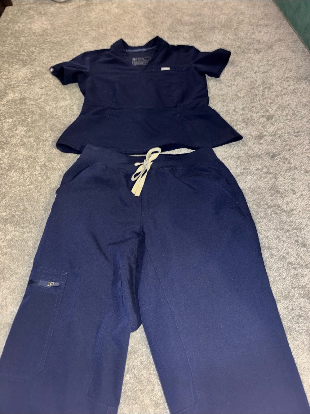 Women’s Navy Figs Scrub Set - Picture 2 of 7